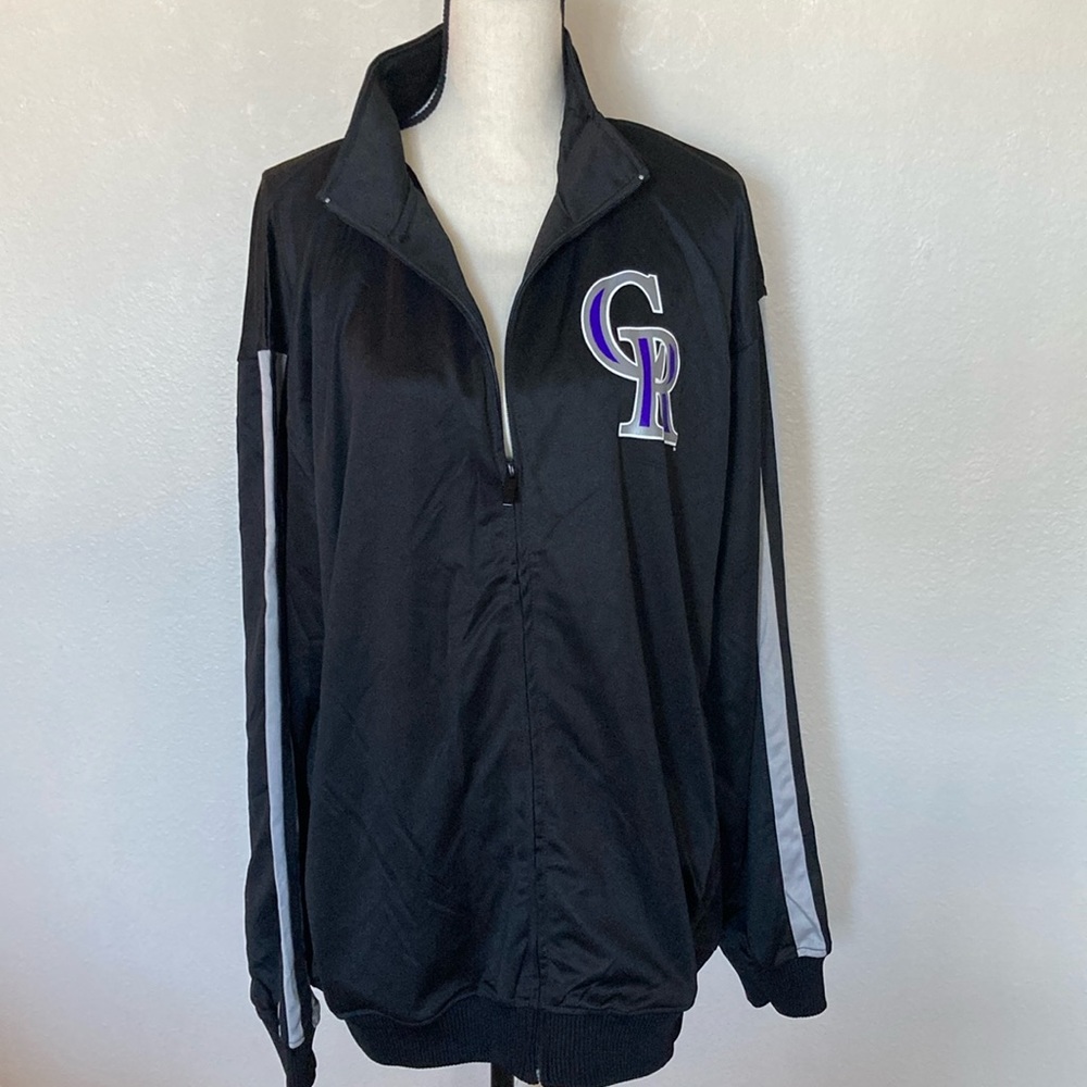 Mens Colorado Rockies Track Jacket